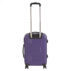 Nicci Deco  20" Hardside Carry-on Luggage - Purple-Top and side carry handle