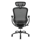 TygerClaw Professional Air Grid High Back Office Chair with Headrest, 26" x 16.1" x 30.7", Black-Knee tilt mechanism with 4 position lock