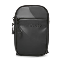 Edition22 Signature Small Sling Bag - Black-Made of polyester
