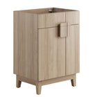 Modway Miles 24" Bathroom Vanity Cabinet - Oak-Particleboard & Melamine Laminate
