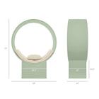 Modway Aperture Round Alcove Accent Chair - Sage/Ivory-Circular Alcove Frame