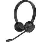 Jabra Evolve 65 TE Bluetooth Stereo Headset - Unified-With a wireless Bluetooth connectivity range of up to 30m/100ft, plus 16 hours talk time, there’s nothing tying you down. 
