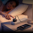 Anker Nano 45W USB-C Wall Charger with Smart Display - Black-Smart Display Controls: Tap once to view real-time charging status, double-tap to switch between Standard and Care modes, and press for 2 seconds to rotate the screen. Display dims and turns off automatically at night to help avoid sleep disruptions.