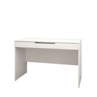 Nexera Arobas 1-Drawer Home Office Desk - White-Open back panel for easy wire management