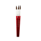 DBLG Imports Round Camel Hair Paint Brush - Size 12 - 12 Pack-Ideal for watercolour painting
