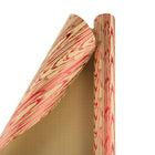 JAM Paper Christmas Wrapping Paper - 30" x 15' - Christmas Bark Kraft Paper -Christmas Bark Kraft, get into the Christmas spirit with this elegant wrapping paper to add the finishing touch to any gift