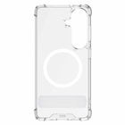 Blu Element Dropzone Rugged Kickstand Cell Phone Case with Magnets for Galaxy S26 - Clear-Kickstand for vertical and horizontal viewing 