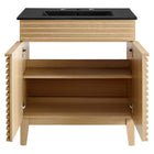 Modway Render 30" Bathroom Vanity - Oak/Black-9
