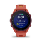 Garmin Forerunner 170 Music Smartwatch - Red Pink with Red Pink/Mango Band-HRV Status helps you gain a deeper understanding of your overall health, training, and recovery through heart rate variability by monitoring the time variations between consecutive heartbeats while you sleep