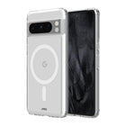 AXS ULTRA CLEAR Magnetic Drop-tested Clear Case for Google Pixel 8 Pro-Anti-UV material offers a crystal clear design