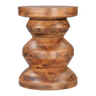 Zuo Kerala Side Table - Walnut-Dimensions: 16.1" L x 16.1" W x 21.3" H