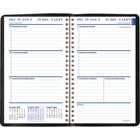 Staples 2026 Weekly/Monthly Planner - 8" H x 4-7/8" W - Black - Bilingual-Page size: 8" H x 4-7/8" W