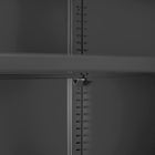 Storemax Premium Steel Horizontal Multi-functional Cabinet with 2 Drawers and 2 Doors-Integrated Levelers: Heavy-duty steel frame construction, and Adjustable Leg Levelers, allows cabinet to remain stable in slightly uneven surface.