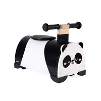 Janod Ride-On Panda-This attractive, trendy panda-shaped ride-on toy will become the ideal companion to straddle