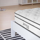 Modway Jenna 8" Innerspring and Foam Narrow Twin Mattress-7" Individually Wrapped Coils