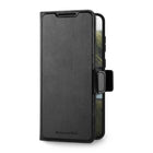 Dbramante1928 Oslo Pro Folio Wallet Case For Samsung S25 FE - Black-Three card slots with room for up to 5 credit cards
