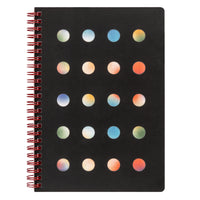 Pep Rally Cut-Out Coil Notebook - 6.1" W x 8.26" H - Pattern Power-120 lined pages 