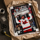 Frameworth Seth Jarvis 20" H x 29" W Framed Canvas Carolina Hurricanes 2026 Stanley Cup Champions Framed Canvas - Officially Licensed NHL/NHLPA-6