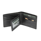 Roots Men's Slim Fold Wallet with Removable ID - Black-1 removable ID card case with 3 ID windows
