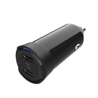 Scosche PowerVolt PD40 Dual-Port USB-C Car Charger - Black-Each USB-C power port charges 4X as fast as a regular 5W charger