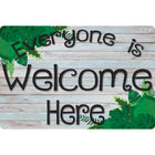 Ashley Productions Smart Poly Welcome Mat with Slip Resistant Backing - 15.5" x 23.5" - Beech Wood Greenery Everyone is Welcome - 2 Pack-Brighten up your classroom with a burst of colour and creativity, while providing a comfortable and inviting space for students to gather and learn.