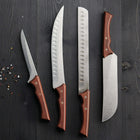 Tramontina Churrasco Grilling Knife Set with Hardwood Handles - High-Carbon Stainless Steel - Serrated Edge - 4 Piece Set-Made of heat treated stainless steel