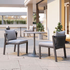 Zuo Horizon Dining Chair - Grey - Set of 2-Chair Weight Capacity: Supports up to 275 lb