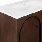 Modway Appia 36" Bathroom Vanity - Walnut/White-8
