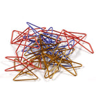 JAM Paper Colourful Butterfly Clips - Assorted - 15 Pack-Clamps are fashioned from high quality Steel Wire and have a shiny colourful finish | 75 sheet capacity.