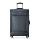 Ricardo Beverly Hills Avalon Softside 24" Medium Upright Check-In Spinner - Storm Blue-100% rPET exterior fabric and interior lining — Made from recycled plastic bottles to help reduce environmental waste.
