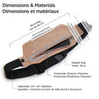 PurAthletics Ultra-Light Waist Bag - Peach Fuzz-Sleek and beautiful light-weighted