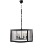 Modway Frost Chandelier - Black-Modern Ceiling Fixture