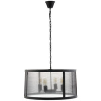 Modway Frost Chandelier - Black-Modern Ceiling Fixture