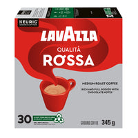 Keurig Lavazza Qualità Rossa K-Cup Pods - Medium Roast - 30 Count-Taste: Enjoy the taste of Lavazza Qualità Rossa that is rich and full bodied with chocolate notes