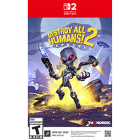 Destroy All Humans! 2: Reprobed for Nintendo Switch 2-DLC Included. Reprobed: Skin Pack. Tuxedo, Mankini or sparkly Unicorn - 10 special skins for Crypto, the king of evil aliens himself. Fly high, with 4 special skins for his trusty saucer. Dress for the occasion, dress for the invasion
