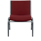 Flash Furniture HERCULES Series Big & Tall Burgundy Fabric Stack Chair-Multipurpose Stack Chair