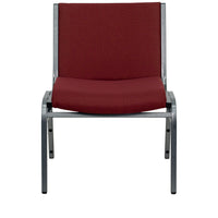 Flash Furniture HERCULES Series Big & Tall Burgundy Fabric Stack Chair-Multipurpose Stack Chair