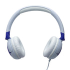 JBL Junior 320 Wired On-Ear Kids Headphones - Blue-The headband features a 12mm thick soft pad for long-wearing. comfort