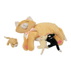 Manhattan Toy 10" Nursing Nina Cat with Plush Kittens-3 small kittens that attach magnetically to the larger cat