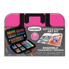 Crayola Sketch & Colour Art Kit - Pink-Recommended for ages 8 and up