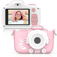 myFirst Camera 3 Kids Mini Camera - Pink-Strong shooting & video capabilities: 16MP main camera (supports 5M/12M/16M resolutions) with dual lenses (selfie + macro) for flexible shooting, plus 1920*1080 full HD video recording to capture vivid moments;