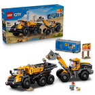 LEGO City Big Vehicles Dump Truck & Front End Loader-LEGO City Dump Truck & Front End Loader set with 2 detailed construction trucks