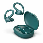 JLab Go Air Sport True Wireless Earbuds - Teal-32+ hours playtime: 8+ hours in earbuds