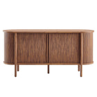 Modway Cadence 63" Curved Sideboard - Walnut-7