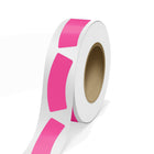 JAM Paper Standard Label Rolls - Bottle Neck Shaped - 1 3/16 x 3 1/4 - Neon Pink - 125 Labels/Roll-Colour: Neon Pink | Make your mail stand out with colourful shipping address labels.