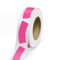 JAM Paper Standard Label Rolls - Bottle Neck Shaped - 1 3/16 x 3 1/4 - Neon Pink - 125 Labels/Roll-Colour: Neon Pink | Make your mail stand out with colourful shipping address labels.