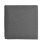 Modway Tahoe Outdoor Patio Powder-Coated Aluminum Ottoman - Grey/Charcoal-Assembly Required