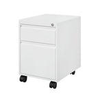Ceha MKGR Series Box File Mobile Pedestal - Traffic White -Lockable central system with 2 keys for secure storage