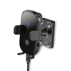 Mighty Mount Auto Scan Grip 15W Wireless Charger Cradle - Drill Base AMPS Mounting Plate-Fits most phones 3 to 4 inches wide (76.2-101.6 mm)