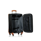 Champs Luggage Classic Collection 3-Piece Soft Side Set, Black (C5010-Black)-Expandable feature on 24" and 28" cases